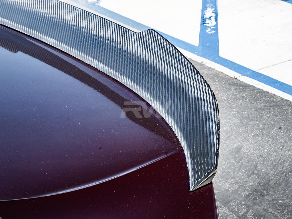 RW Carbon BMW G16 F93 Gran Coupe GTX CF Trunk Spoiler-Exterior-Silicon Valley Bimmer