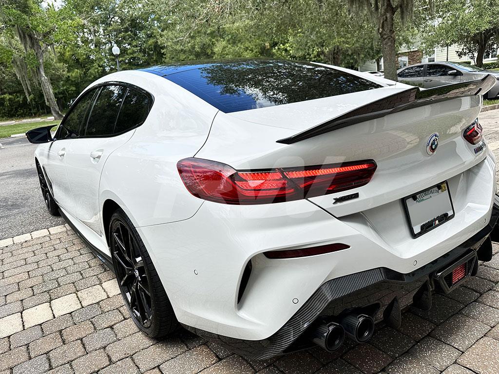 RW Carbon BMW G16 F93 Gran Coupe GTX CF Trunk Spoiler-Exterior-Silicon Valley Bimmer