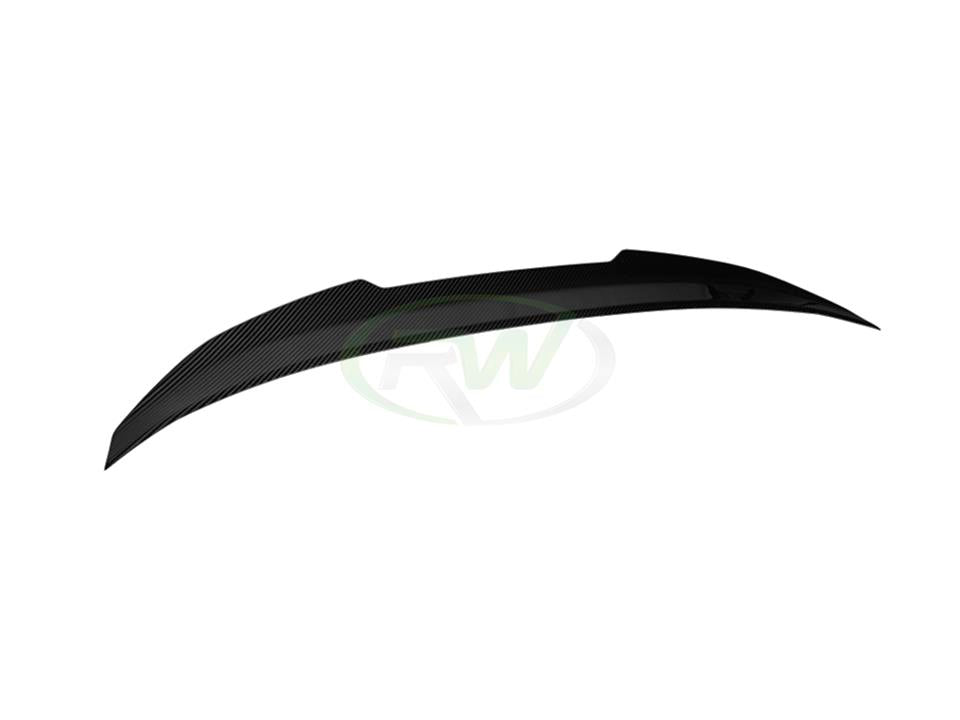 RW Carbon BMW G16 F93 Gran Coupe GTX CF Trunk Spoiler-Exterior-Silicon Valley Bimmer