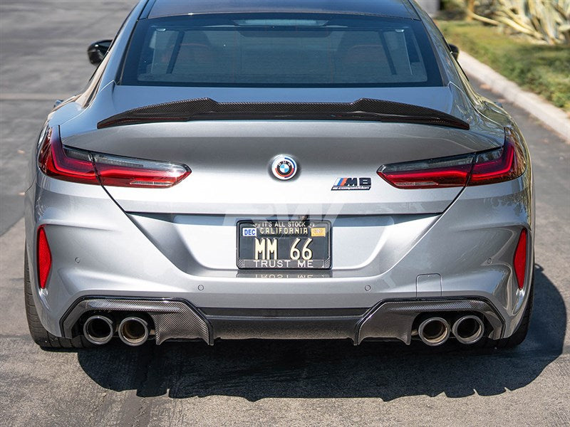 RW Carbon BMW G16 F93 Gran Coupe GTX CF Trunk Spoiler-Exterior-Silicon Valley Bimmer