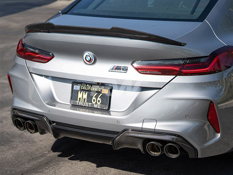 RW Carbon BMW G16 F93 Gran Coupe GTX CF Trunk Spoiler-Exterior-Silicon Valley Bimmer