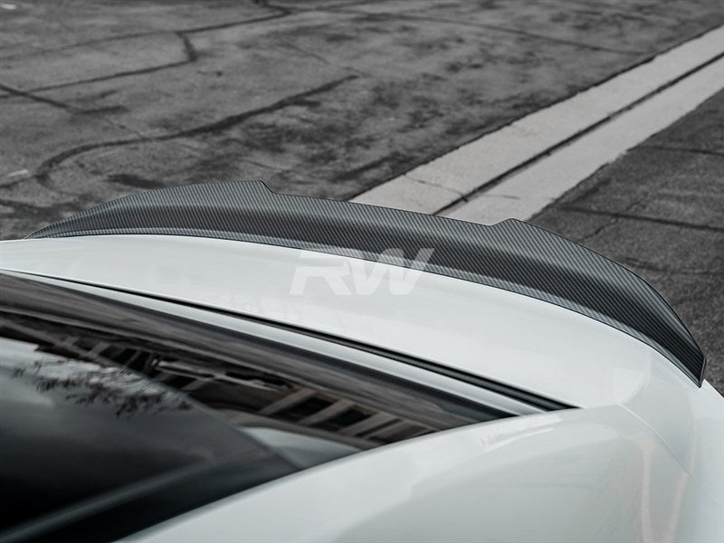 RW Carbon BMW G16 F93 Gran Coupe GTX CF Trunk Spoiler-Exterior-Silicon Valley Bimmer