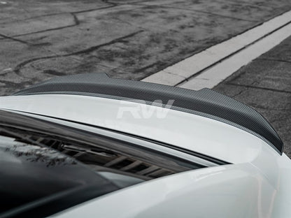RW Carbon BMW G16 F93 Gran Coupe GTX CF Trunk Spoiler-Exterior-Silicon Valley Bimmer