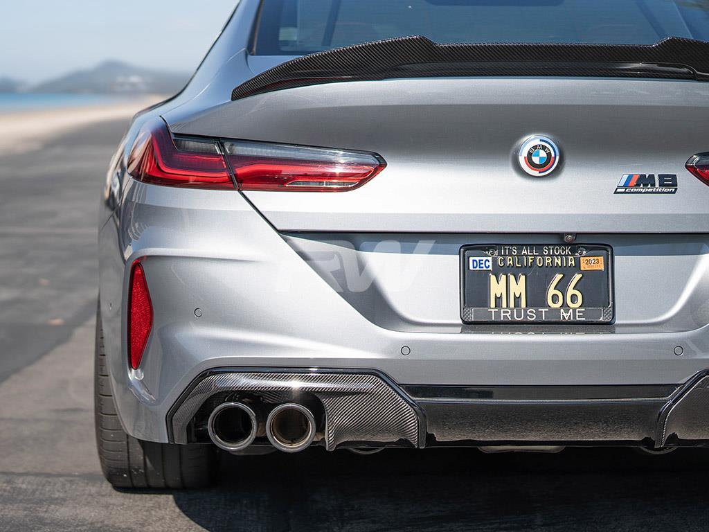 RW Carbon BMW G16 F93 Gran Coupe GTX CF Trunk Spoiler-Exterior-Silicon Valley Bimmer