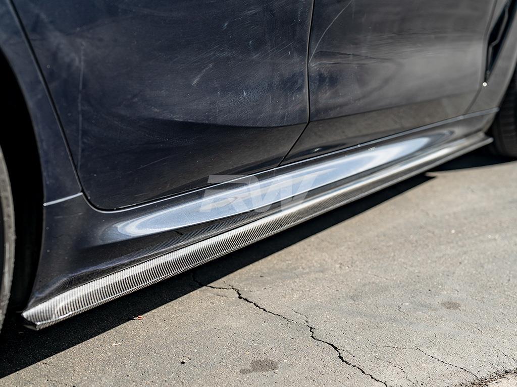 RW Carbon BMW G16/F93 M8 RWS CF Side Skirt Extensions-Exterior-Silicon Valley Bimmer