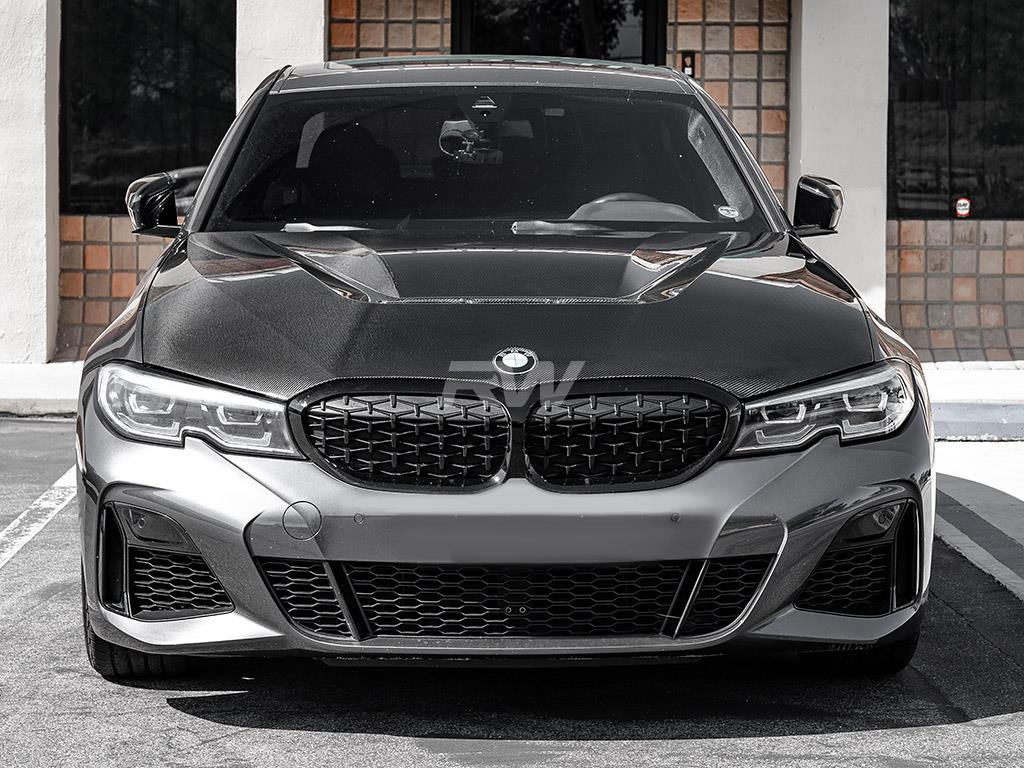 RW Carbon BMW G20 3-Series DTM Carbon Fiber Hood-Exterior-Silicon Valley Bimmer