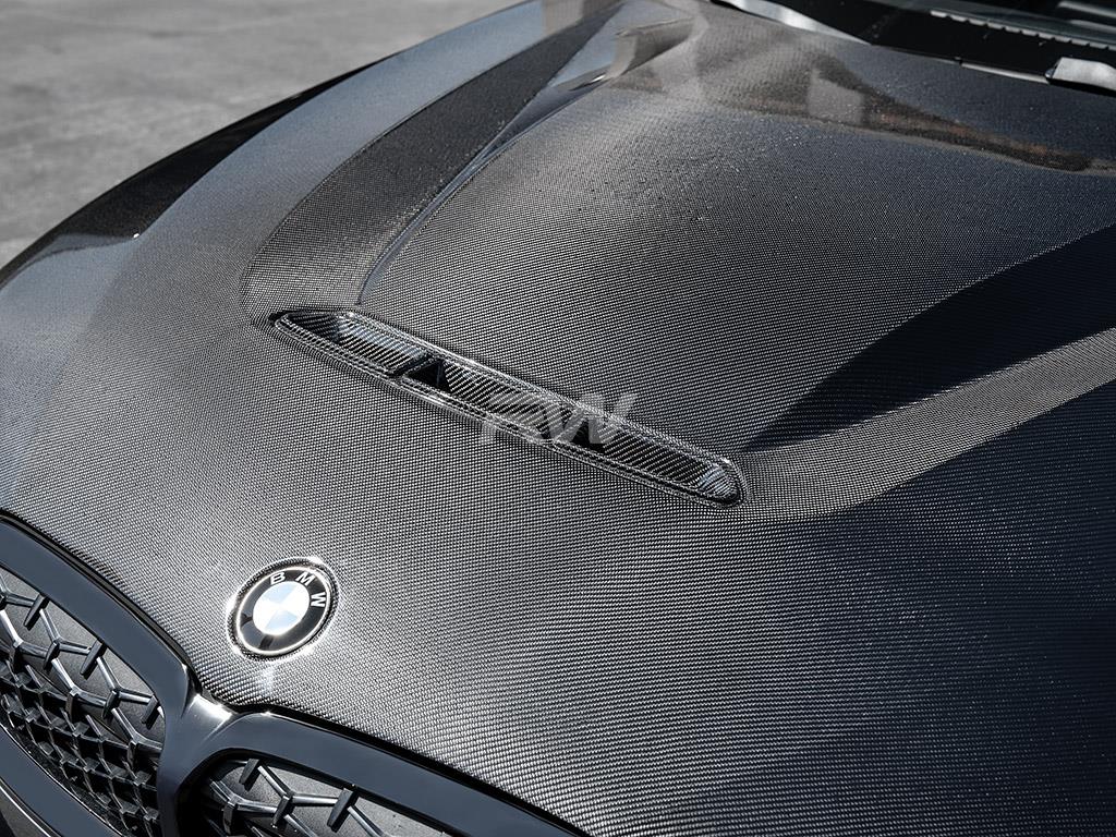 RW Carbon BMW G20 3-Series DTM Carbon Fiber Hood-Exterior-Silicon Valley Bimmer