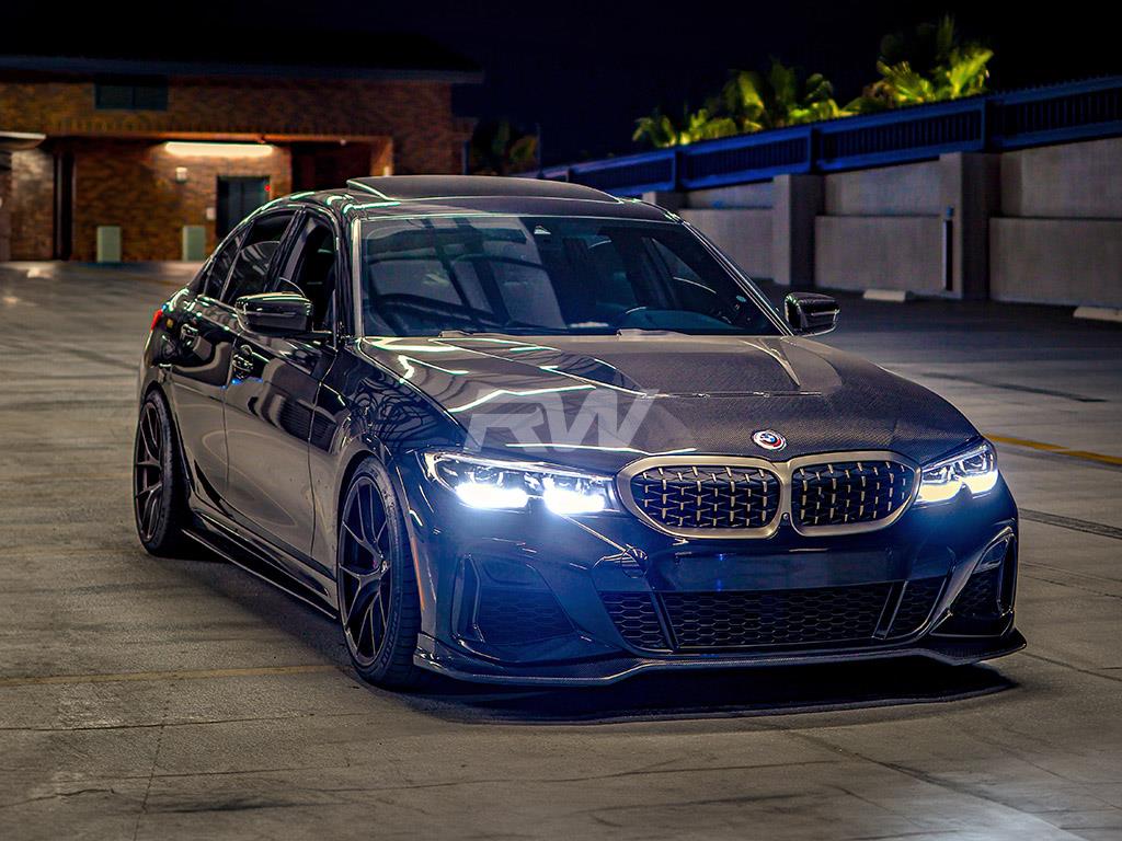 RW Carbon BMW G20 3-Series DTM Carbon Fiber Hood-Exterior-Silicon Valley Bimmer