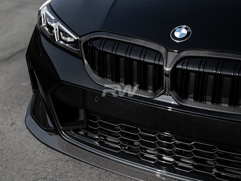 RW Carbon BMW G20 3-Series Dual-Slat Carbon Fiber Grilles-Exterior-Silicon Valley Bimmer
