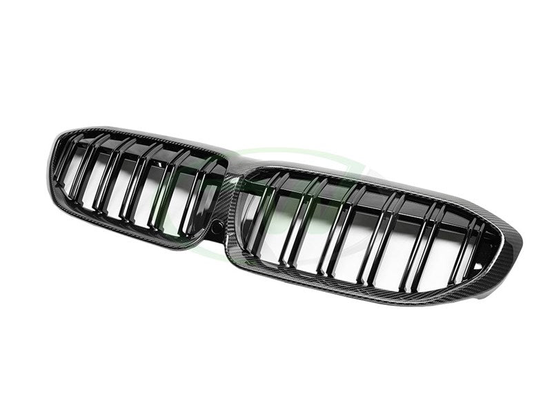 RW Carbon BMW G20 3-Series Dual-Slat Carbon Fiber Grilles-Exterior-Silicon Valley Bimmer