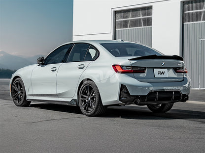 RW Carbon BMW G20 DTM Carbon Fiber Side Skirt Extensions-Exterior-Silicon Valley Bimmer