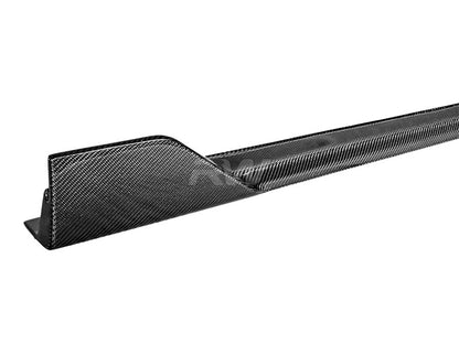 RW Carbon BMW G20 DTM Carbon Fiber Side Skirt Extensions-Exterior-Silicon Valley Bimmer