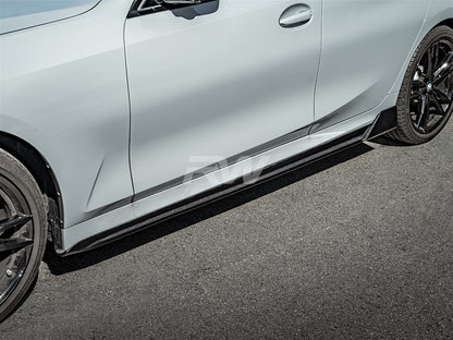 RW Carbon BMW G20 DTM Carbon Fiber Side Skirt Extensions-Exterior-Silicon Valley Bimmer