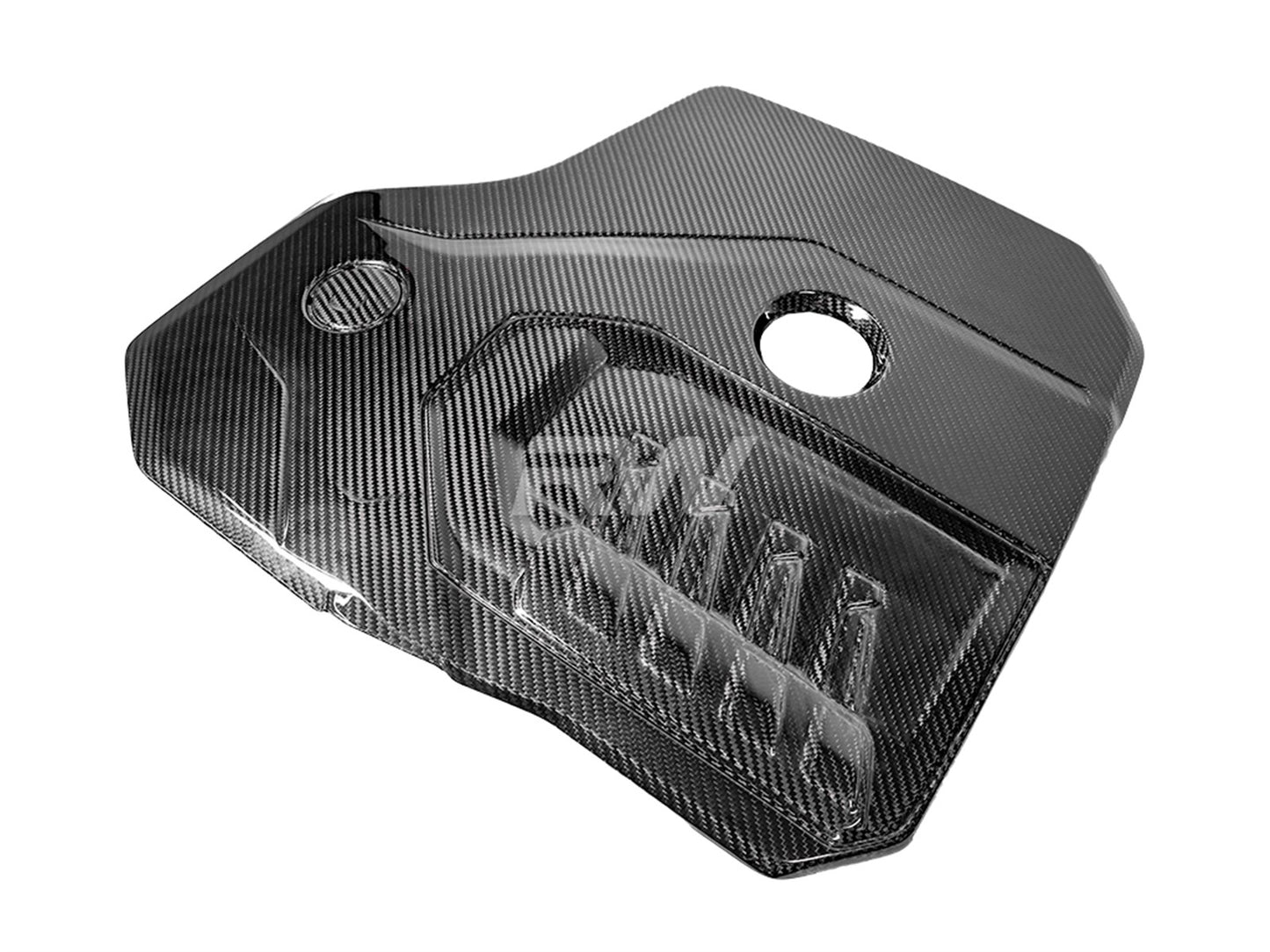RW Carbon BMW G20 F22 G23 G26 CF Engine Cover (B48)-Exterior-Silicon Valley Bimmer