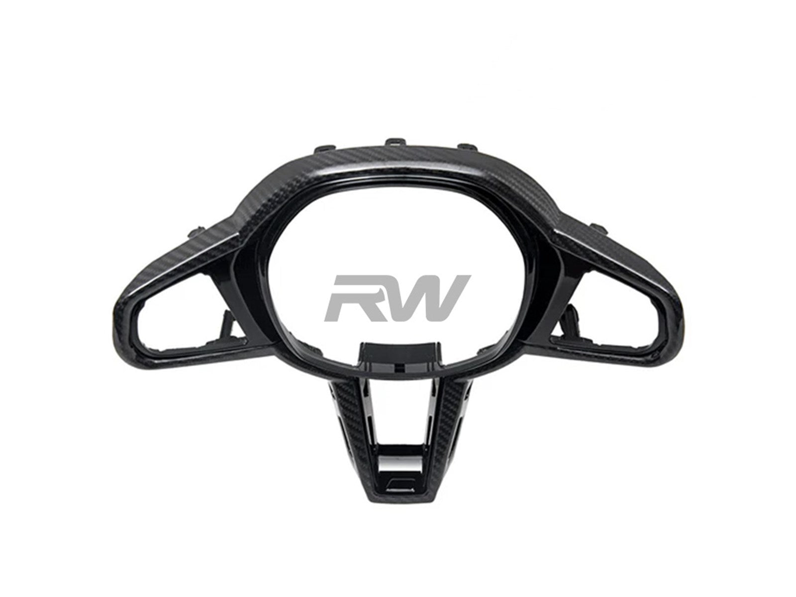 RW Carbon BMW G20 G21 3-Series LCI Carbon Fiber Steering Wheel Trim-Interior-Silicon Valley Bimmer
