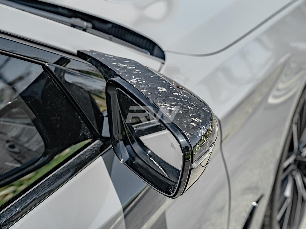 RW Carbon BMW G20 G30 G14 G15 G16 M Style Forged Carbon Mirror Caps-Exterior-Silicon Valley Bimmer
