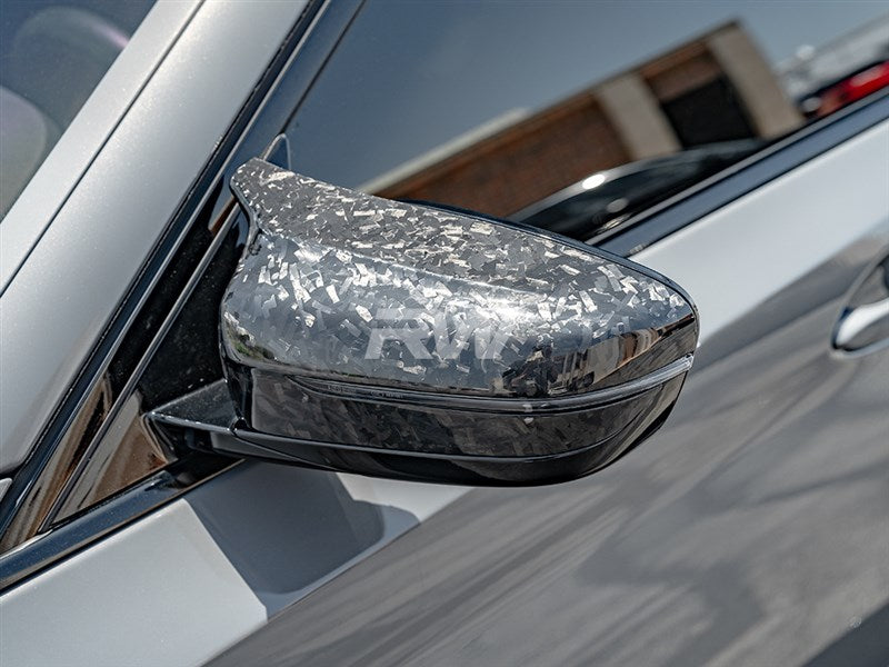 RW Carbon BMW G20 G30 G14 G15 G16 M Style Forged Carbon Mirror Caps-Exterior-Silicon Valley Bimmer