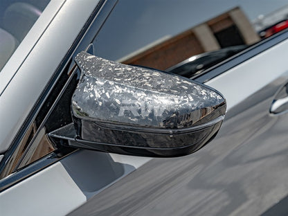 RW Carbon BMW G20 G30 G14 G15 G16 M Style Forged Carbon Mirror Caps-Exterior-Silicon Valley Bimmer