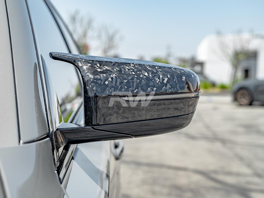 RW Carbon BMW G20 G30 G14 G15 G16 M Style Forged Carbon Mirror Caps-Exterior-Silicon Valley Bimmer