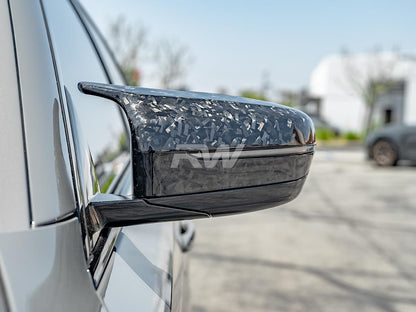 RW Carbon BMW G20 G30 G14 G15 G16 M Style Forged Carbon Mirror Caps-Exterior-Silicon Valley Bimmer