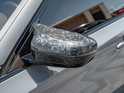 RW Carbon BMW G20 G30 G14 G15 G16 M Style Forged Carbon Mirror Caps-Exterior-Silicon Valley Bimmer