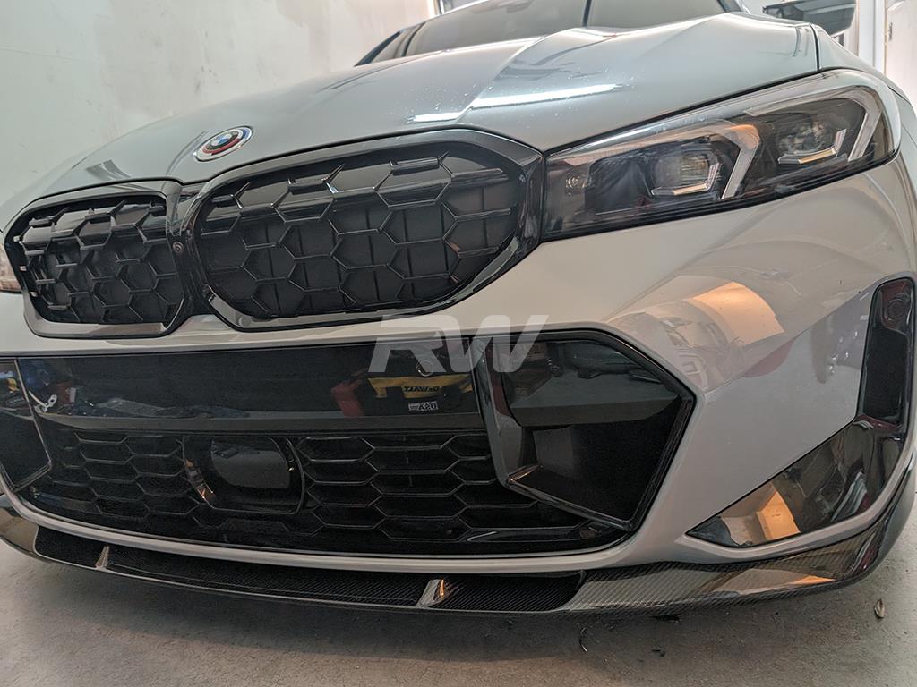 RW Carbon BMW G20 LCI 3D Style Carbon Fiber Front Lip-Exterior-Silicon Valley Bimmer
