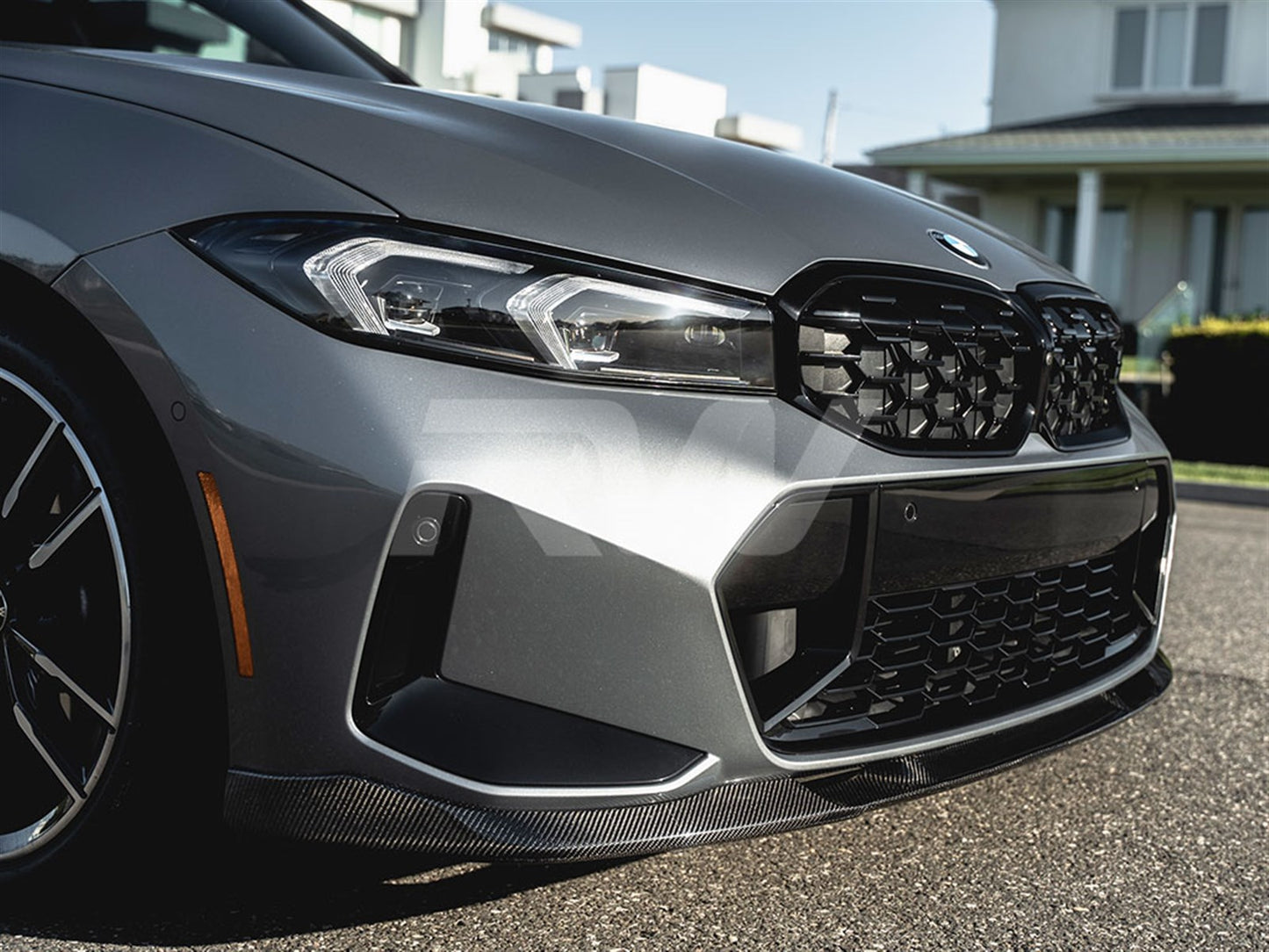 RW Carbon BMW G20 LCI 3D Style Carbon Fiber Front Lip-Exterior-Silicon Valley Bimmer