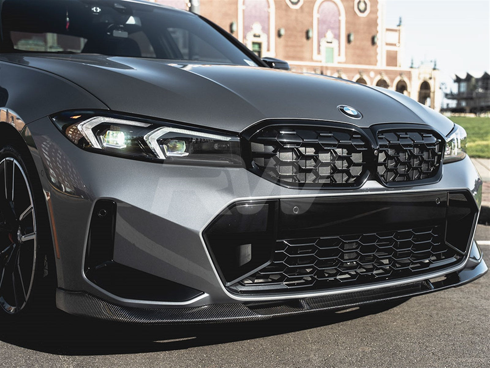 RW Carbon BMW G20 LCI 3D Style Carbon Fiber Front Lip-Exterior-Silicon Valley Bimmer