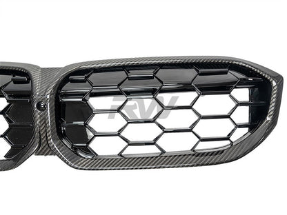 RW Carbon BMW G20 LCI Diamond Carbon Fiber Grille-Exterior-Silicon Valley Bimmer