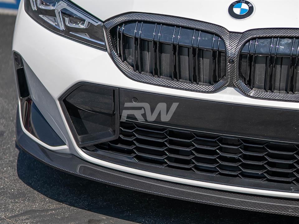 RW Carbon BMW G20 LCI RWS Carbon Fiber Front Lip Spoiler-Exterior-Silicon Valley Bimmer