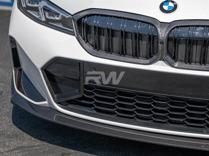 RW Carbon BMW G20 LCI RWS Carbon Fiber Front Lip Spoiler-Exterior-Silicon Valley Bimmer