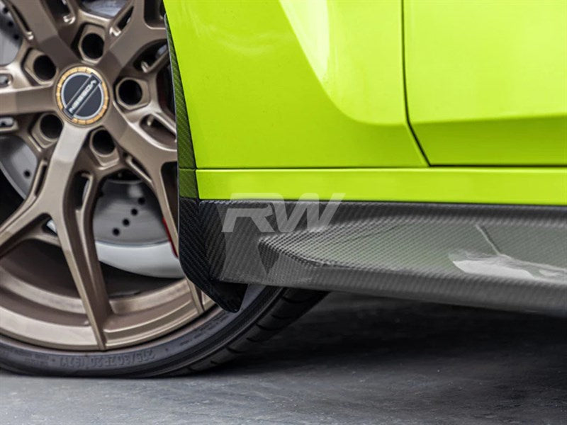 RW Carbon BMW G20/G21 3-Series CF Front Splash Guards-Exterior-Silicon Valley Bimmer