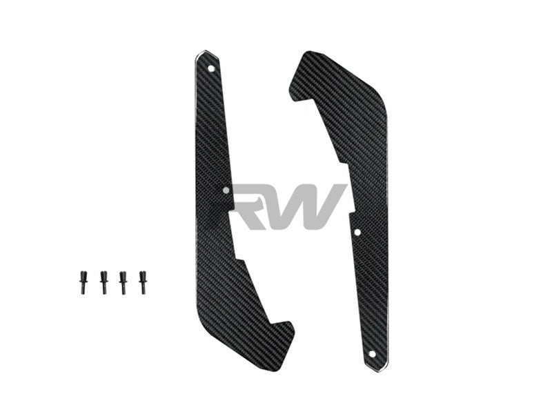 RW Carbon BMW G20/G21 3-Series CF Front Splash Guards-Exterior-Silicon Valley Bimmer