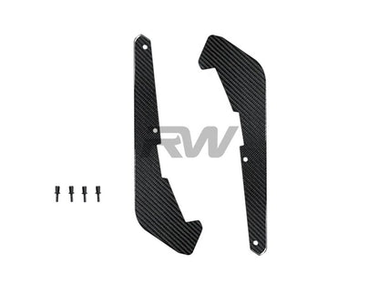 RW Carbon BMW G20/G21 3-Series CF Front Splash Guards-Exterior-Silicon Valley Bimmer
