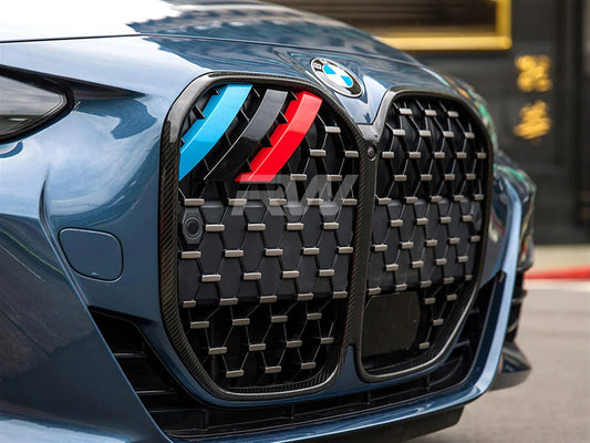 RW Carbon BMW G22 4-Series Carbon Grille Surround-Exterior-Silicon Valley Bimmer