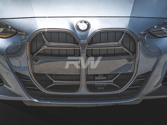 RW Carbon BMW G22 G23 4-Series CSL Style Carbon Fiber Grille-Exterior-Silicon Valley Bimmer