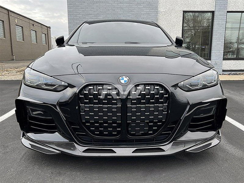 RW Carbon BMW G22 G23 Carbon Fiber Front Duct Trims-Exterior-Silicon Valley Bimmer