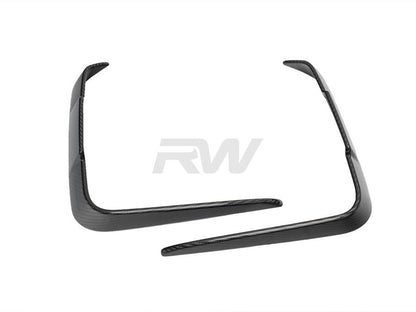 RW Carbon BMW G22 G23 Carbon Fiber Front Duct Trims-Exterior-Silicon Valley Bimmer