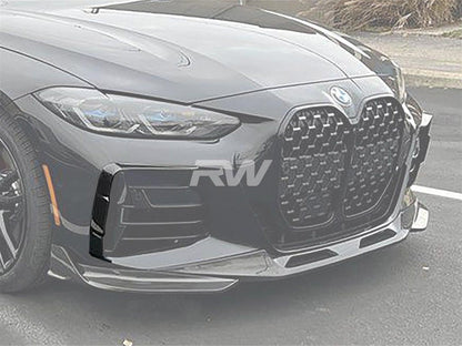 RW Carbon BMW G22 G23 Carbon Fiber Front Duct Trims-Exterior-Silicon Valley Bimmer