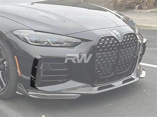 RW Carbon BMW G22 G23 Carbon Fiber Front Duct Trims-Exterior-Silicon Valley Bimmer