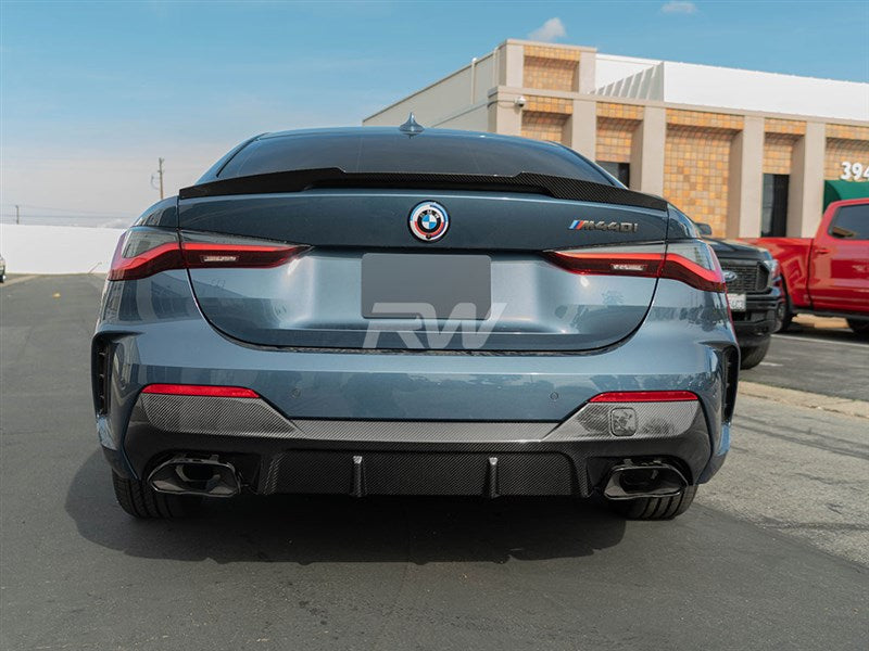 RW Carbon BMW G22/G23 4-Series Carbon Fiber Diffuser-Exterior-Silicon Valley Bimmer