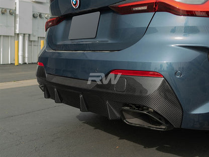 RW Carbon BMW G22/G23 4-Series Carbon Fiber Diffuser-Exterior-Silicon Valley Bimmer