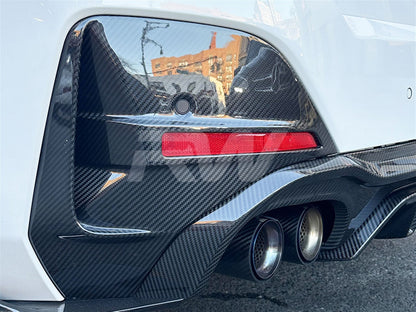 RW Carbon BMW G26 4-Series i4 Carbon Fiber Rear Trims-Exterior-Silicon Valley Bimmer