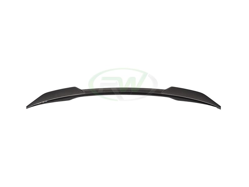 RW Carbon BMW G26 i4 Performance Style CF Trunk Spoiler-Exterior-Silicon Valley Bimmer