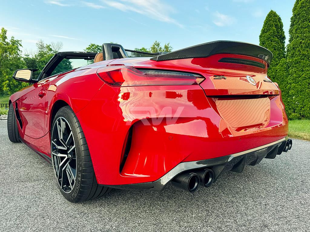 RW Carbon BMW G29 Z4 3D+ Style Carbon Fiber Diffuser-Exterior-Silicon Valley Bimmer