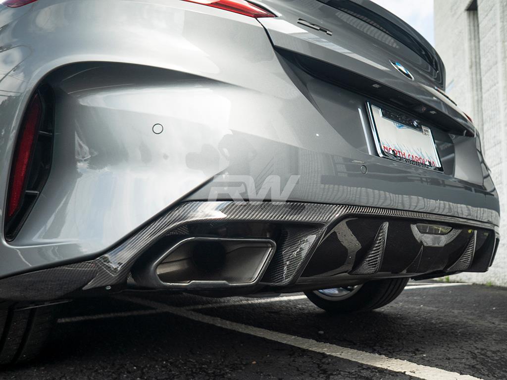RW Carbon BMW G29 Z4 3D+ Style Carbon Fiber Diffuser-Exterior-Silicon Valley Bimmer