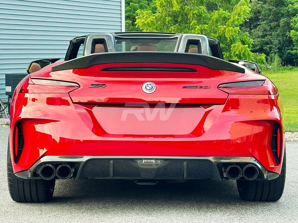 RW Carbon BMW G29 Z4 3D+ Style Carbon Fiber Diffuser-Exterior-Silicon Valley Bimmer
