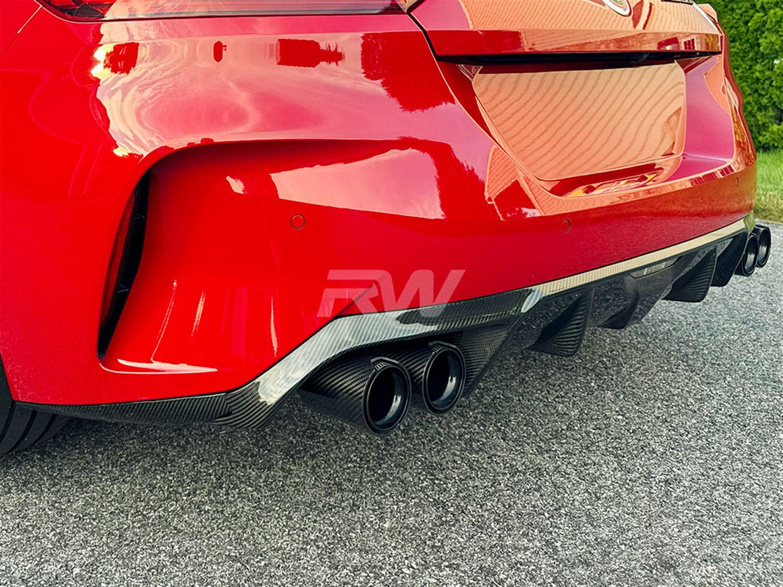 RW Carbon BMW G29 Z4 3D+ Style Carbon Fiber Diffuser-Exterior-Silicon Valley Bimmer