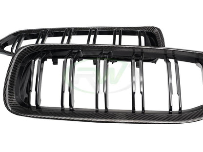 RW Carbon BMW G29 Z4 Dual Slat Carbon Fiber Grilles-Exterior-Silicon Valley Bimmer