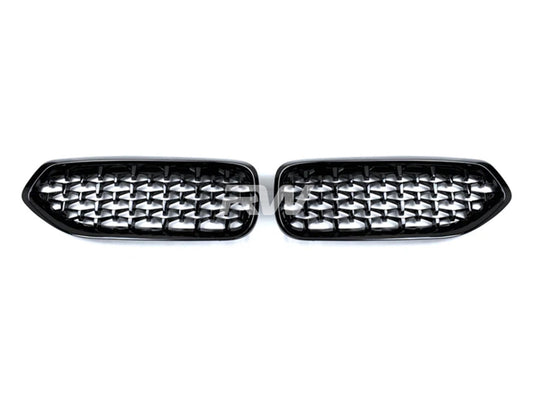 RW Carbon BMW G29 Z4 Glazing Black Front Grilles-Exterior-Silicon Valley Bimmer